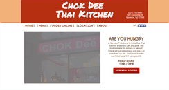 Desktop Screenshot of chokdeethaikitchen.com
